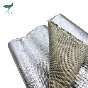 Adhésif silicone haute température, tissu en fibre de verre avec feuille d'aluminium pour isolation thermique, couverture anti-feu, couverture de soudage - Product Image 4