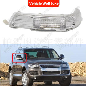 Luz de señal de giro para vehículo Wolf Lake, para Volkswagen Touareg 2002-2006, lámpara halógena, indicador de espejo lateral - Product Image 1