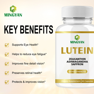 Complément alimentaire pour la santé des yeux et le soulagement du stress pour adultes, OEM/ODM, luteïne de qualité supérieure 20 mg, zéaxanthine, ashwagandha, sans gluten, naturel - Product Image 3