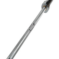 Barres croisées de levage de puissance barres d'haltérophilie en acier à haute teneur en alliage 20 KG zinc chromé dur noir