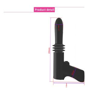 Женский искусственный фаллоимитатор, автоматический выдвижной пистолет для мастурбации, автоматический клитор, Анальный штекер, вибратор, товары для взрослых - Product Image 2