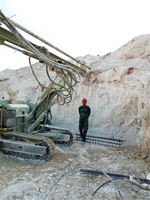 Forage de fond professionnel, Machine pour percer les rochers durs et le alésage, Micro Pile, 300mm 350mm, MZ385Y
