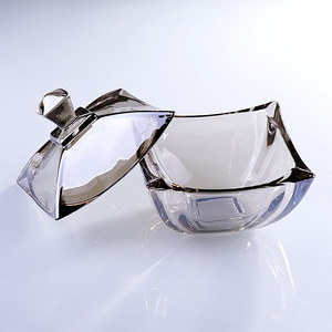 En gros Cristal de luxe En Verre bocal de bonbons avec couvercle - Product Image 3