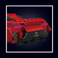 Mould King 27155 408PCS Ensemble de blocs de construction Supercar Beast Eight Grid Modèle MOC Jouet technique en plastique Cadeau de festival