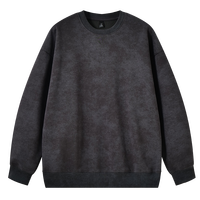 Sweat-shirts OEM coupe oversize et carrée, en molleton épais 360 grammes, à épaules tombantes, coupe épurée, personnalisables en usine