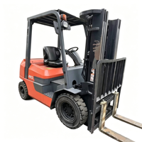 Forklift Diesel Premium 2 Ton 8F Penggerak Roda Depan Tiang 3-Tingkat 4.5m Penggeser Samping Hidrolik Ban Solid 15km/jam Jaminan Kualitas Jepang