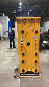 Martillo hidráulico SOOSAN SB131 tipo TOP adecuado para excavadoras con 30-45 toneladas para demolición dura y trabajos de construcción - Product Image 3