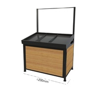 Custom Design Houten Supermarkt Planken Fruit Stand Winkel Plank Fruit Rack Display Plank Standaard Voor Groenten