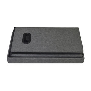 <span class=keywords><strong>Bailey</strong></span> diseño de botón de tela plegable de almacenamiento otomana - Product Image 3