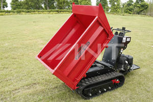Mini Track Dumper Cargador de autodescarga hidráulico 1000kg Capacidad de carga pesada Power Barrow Bomba de BY1000-Piaton - Product Image 3