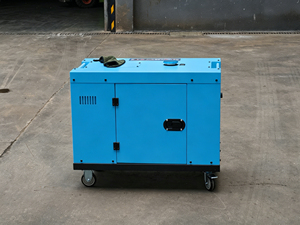 Generador diésel portátil silencioso de 15 kVA con arranque eléctrico y refrigeración por aire - Product Image 1