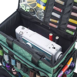 Bolsa de transporte grande con ruedas para máquina de coser, con bolsillos, de fábrica BSCI - Product Image 6