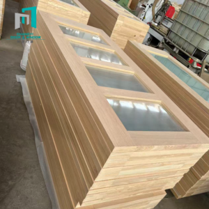 Porte intérieure en bois blanc de style nordique moderne et luxueux, à battants, design dernier cri, pour chambre, porte en bois standard - Product Image 3