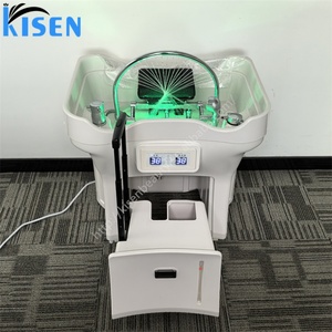 Lavabo Portátil Profesional para Lavado de Cabeza Kisen con Arco de Agua y Circulación - Diseño sin Tuberías con 2 Tanques - Product Image 6