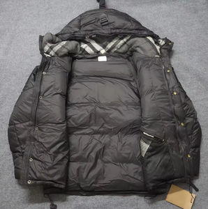 Veste Unisexe de Haute Qualité Manteau d'Hiver à Capuche Design Extérieur Grande Taille Veste en <span class=keywords><strong>Duvet</strong></span> de Canard Amovible pour Hommes - Product Image 2