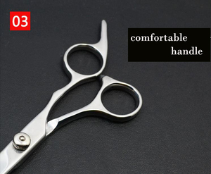 JDK Céramique Acier Inoxydable <span class=keywords><strong>Argent</strong></span> Poli <span class=keywords><strong>Ciseaux</strong></span> de <span class=keywords><strong>Coiffeur</strong></span> Coupe de Cheveux Sharp Coiffure Toilettage <span class=keywords><strong>Ciseaux</strong></span> Salon Utilisation Barbe - Product Image 4