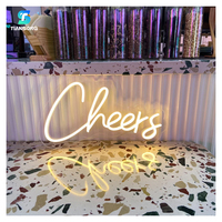 Enseigne LED 3D personnalisée « Joyeux Anniversaire » avec nom d'entreprise, enseigne néon murale, logo décoratif lumineux, lettres lumineuses pour entreprise, enseigne de barbier