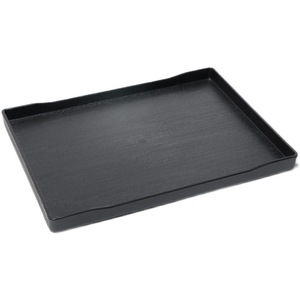Rectangular Storage <b>Tray</b> Plastic Solid Color Hotel Restaurant Use 1 Compartment Flat Design - Product Image 2
