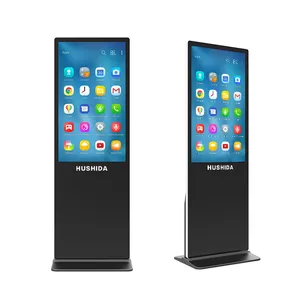 Zemin standı reklam interaktif ekran android tam seksi video dijital tabela ekranları 55 inç dijital tabela monitör