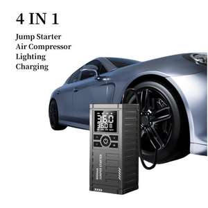 Démarreur de saut avec compresseur d'air 180 PSI, démarreur de batterie de voiture avec grand écran LCD et lumière LED, portable <span class=keywords><strong>pour</strong></span> <span class=keywords><strong>camping</strong></span>-<span class=keywords><strong>car</strong></span>, caravane, <span class=keywords><strong>remorque</strong></span> - Product Image 4