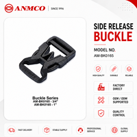 Accessoires de poussette avec boucle à dégagement latéral pour la fixation de demi-boucles sur interface de sangle, compatible ANMCO, approvisionnement en vrac