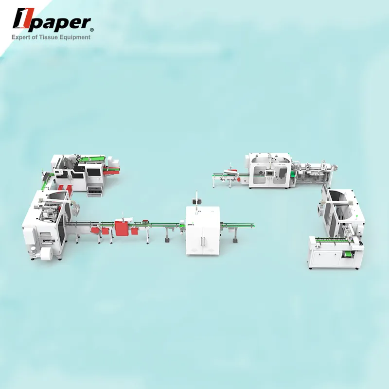 Paper Towel Cotton Paper Towel Sealing Box Packaging Machine Paper Production Machinery Production Line