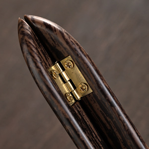 Présentoir pliable en bois grainé pour le rangement et la présentation de gâteaux de thé Pu-erh - Product Image 2