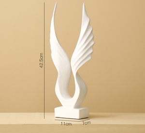 Home soggiorno mobile TV Desktop decorazioni di lusso decorazioni per ufficio resina artigianato ornamenti scultura ali di un <span class=keywords><strong>angelo</strong></span> - Product Image 3
