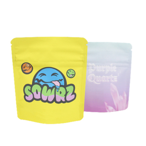 Bolsa de Mylar de Doble Cara, Mate, Suave al Tacto, Impresa Digitalmente, a Prueba de Niños, con Cierre Deslizante, a Prueba de Olores, para 3.5g y 7g - Product Image 3