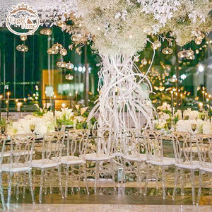 <span class=keywords><strong>Sillas</strong></span> acrílicas transparentes <span class=keywords><strong>de</strong></span> resina transparente <span class=keywords><strong>Sillas</strong></span> traseras <span class=keywords><strong>de</strong></span> líneas curvas <span class=keywords><strong>de</strong></span> boda italianas modernas con cojín <span class=keywords><strong>para</strong></span> eventos al aire libre - Product Image 1