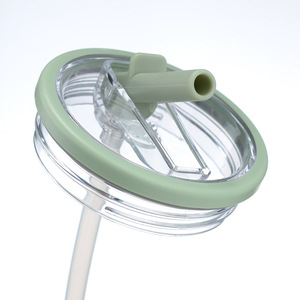 Cubierta de vaso a prueba de fugas 2024, vaso de repuesto reutilizable, tapa de paja abatible apta para Stanley <span class=keywords><strong>Quencher</strong></span> 40 oz - Product Image 4