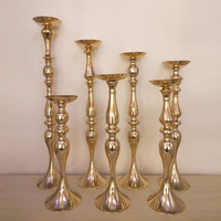 Giga Nieuwe Bruiloft Props Road Lood Plating Gouden Zeemeermin Vaas Europese Stijl Ornamenten Stage Hotel Bloem Ware