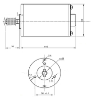 Moteur de vélo électrique 12V/24V 100W 150W, moteur à courant continu à balais pour scooter de mobilité pour personnes âgées avec pompe MY6812
