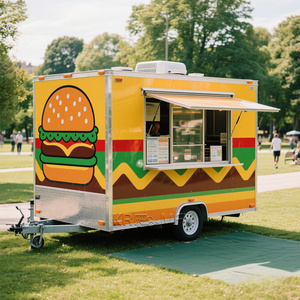 OEM Customized Equipment Street Catering Commercial Crepe <b>Taco</b> Coffee Truck Food Trailer With Grill - Product Image 4