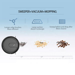 Intelligent Integrated Sweeping Vacuum <b>Robot</b> for Hotels GYRO Navigation <b>Remote</b> <b>Control</b> Wet Dry Automatic Cleaning EU/US Gyro Nav - Product Image 6
