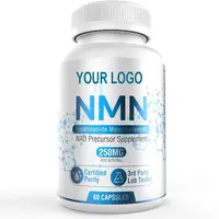 Частная торговая марка, медицинские добавки, антивозрастной порошок NMN, КАПСУЛЫ Boost NAD DNA никотинамид мононуклеотид NMN, капсулы
