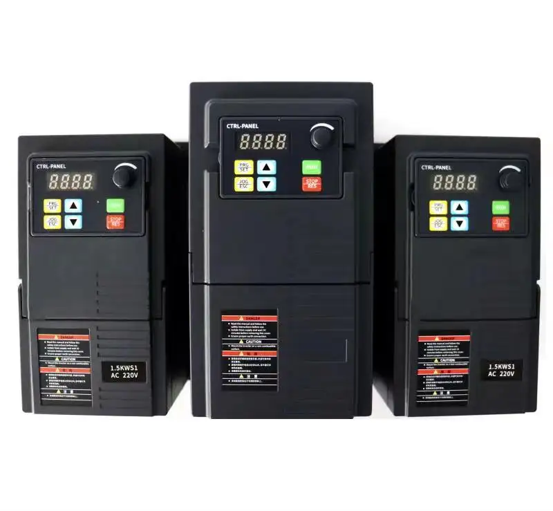 RIQNO inverter ac vfd 2KW universal, inverter 380v 3 fase vfd untuk motor