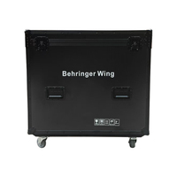 Etui de vol Behringer Wing personnalisé avec roues All-Black Version normale Pa System Stage Equipment Digital Mixer Flight Case