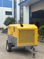 Compresseur d'air diesel GLGW, produit neuf, petit et portable, 5 m³/min, 8 bar, 120 psi, Xichai 41 kW, 185 CFM avec générateur