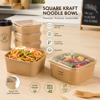Vierkante afhaallocatie voedselverpakking Dubbel PE gecoate anti-lek constructie Vetbestendig Bulk Premium Export Kwaliteit