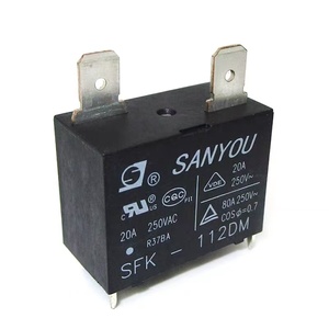 SFK-112DM Power <b>Relay</b> 12VDC 20A 4 Pin SPST-NO PCB Mount for Air Conditioner Industrial Control - Product Image 1