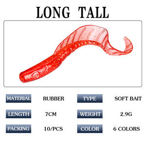 Señuelos blandos Ytqhxy, 5 colores, señuelos luminosos para pesca en agua dulce, para pescar peces mandarinos - Product Image 3