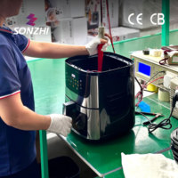 Oven Listrik Serbaguna 2026 Baru, Kapasitas 10L, Bahan Stainless Steel Persegi, Smart Touch, Air Fryer, Microwave, Hemat Energi, Bebas Minyak, Untuk Rumah Tangga
