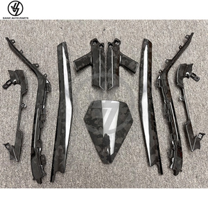 Kits Interiores de Fibra de Carbono Forjada con Acabado Brillante en Sarga, Complementos para Lamborghini Huracán LP580 LP610 2014-2018, Ajuste Preciso 1:1 - Product Image 2