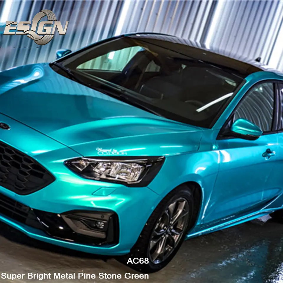 Super Bright Metal Pine Stone Green