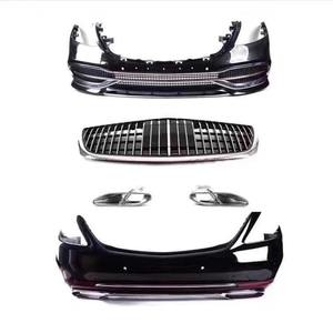 Kit de Carrocería para Mercedes-Benz Clase S W222 S63 <span class=keywords><strong>Maybach</strong></span> <span class=keywords><strong>S65</strong></span> Parachoques S450 Incluye Rejilla y Espejos Laterales - Modificación/Actualización - Product Image 3