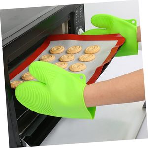 Gant de four en silicone de haute qualité en forme de deux doigts, gant de cuisine en silicone - Product Image 3