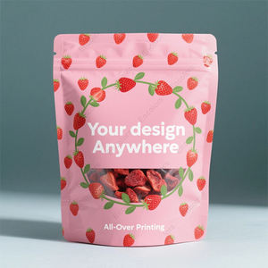 Pochette d'impression personnalisée pour stratification biodégradable Impression numérique en plastique debout avec fermeture à glissière Imprimé personnalisé Pochette à fermeture éclair de haute qualité - Product Image 2