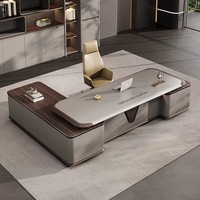 Bureau de direction moderne convertible et extensible pour patrons/PDG - Design luxueux avec taille personnalisable