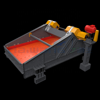 Haiwang Linearer PU-Vibrationssieb mit Motor für Erz-Anwendungen 305x610mm Hocheffizient 15-120t/h Kapazität